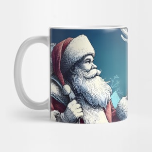 Captivating Christmas: Unleash Cheer with Unique Santa Claus Illustrations! Mug